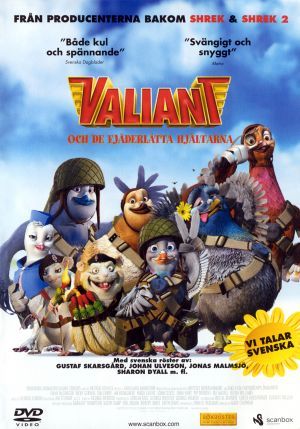 Valiant och de fjäderlätta hjältarna poster