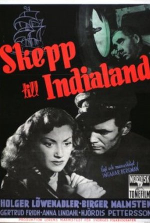 Skepp till Indialand poster