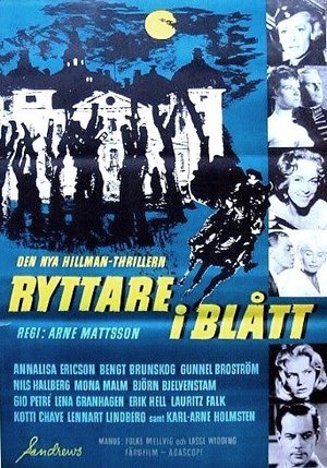 Ryttare i blått poster