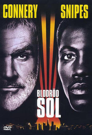 Blodröd sol poster