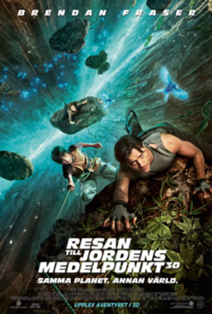 Resan till jordens medelpunkt poster