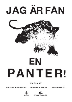 Jag är fan en panter poster
