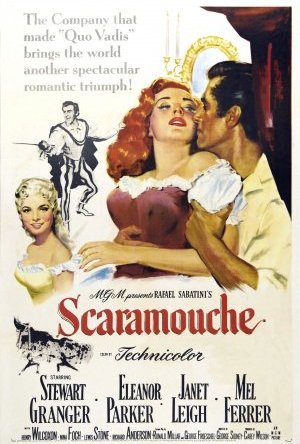 Scaramouche - de tusen äventyrens man poster