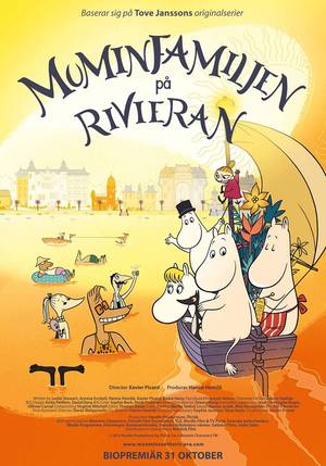 Muminfamiljen på Rivieran poster