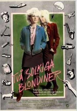 Två solkiga blondiner poster