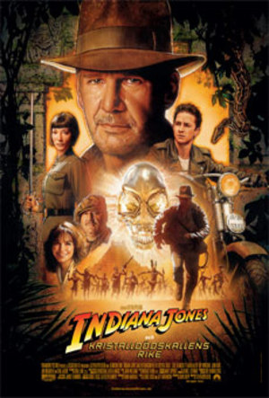 Indiana Jones och kristalldödskallens rike poster