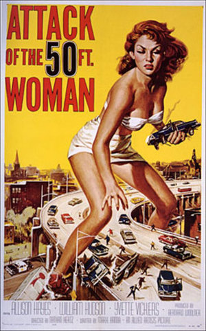 Attack of the 50 Foot Woman poster