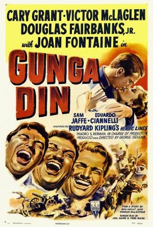 Gunga Din - lansiärernas hjälte poster