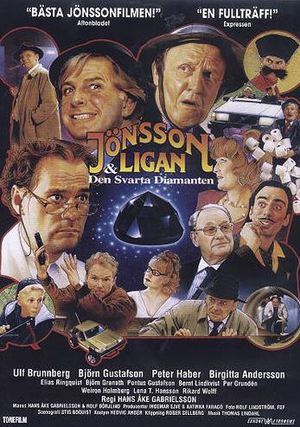 Jönssonligan & den svarta diamanten poster