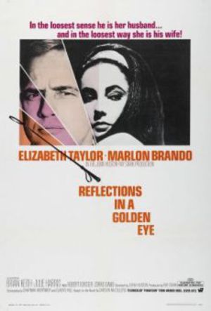 Reflexer i ett gyllene öga poster