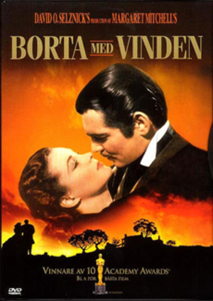 Borta med vinden poster