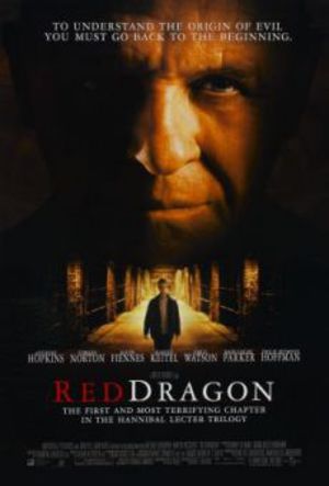 Röd drake poster
