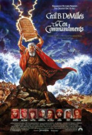 De tio budorden poster