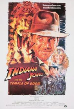 Indiana Jones och de fördömdas tempel poster