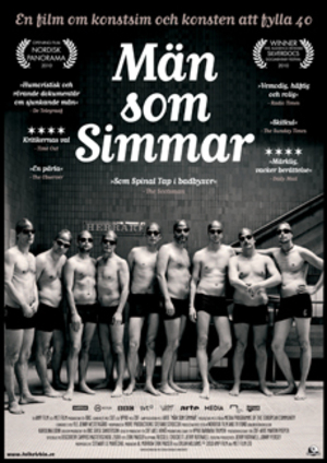 Män som simmar poster