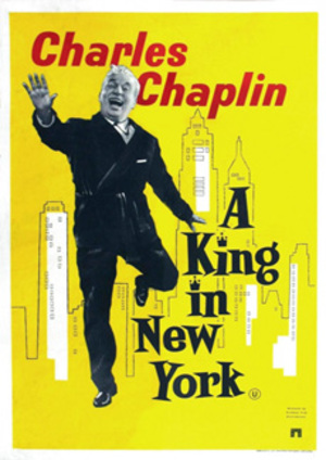 En kung i New York poster