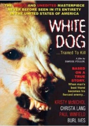 Vit hund poster