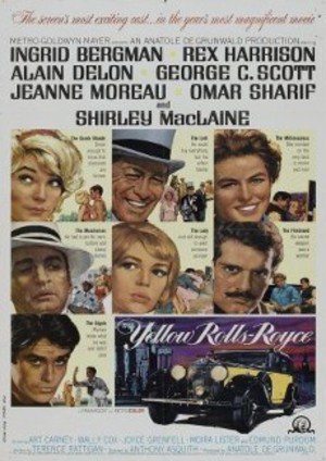 Den gula Rolls-roycen poster