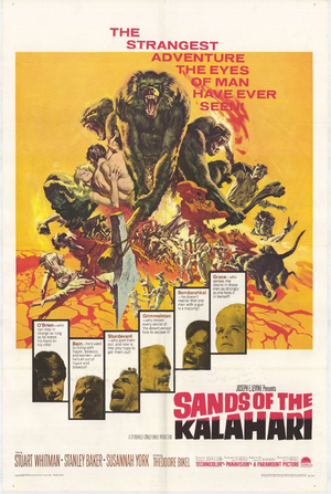Kalaharis glödande sand poster