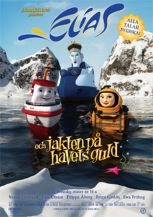 Elias och jakten på havets guld poster