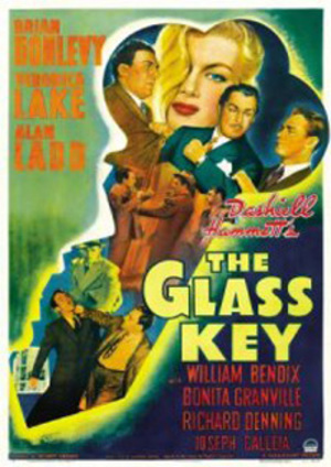 Glasnyckeln poster