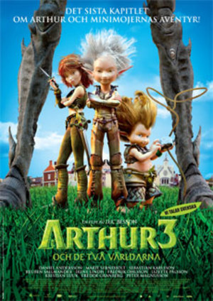 Arthur och de två världarna poster