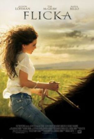 Flicka - den bruna mustangen poster