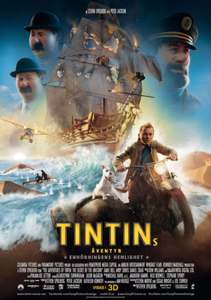 Tintins äventyr: Enhörningens hemlighet poster