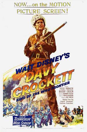 Davy Crockett - Vildmarkens hjälte poster
