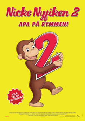 Nicke Nyfiken 2: Apa på rymmen poster
