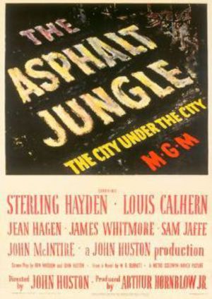 I asfaltens djungel poster
