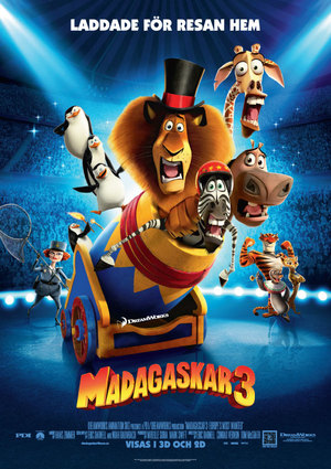Madagaskar 3 poster