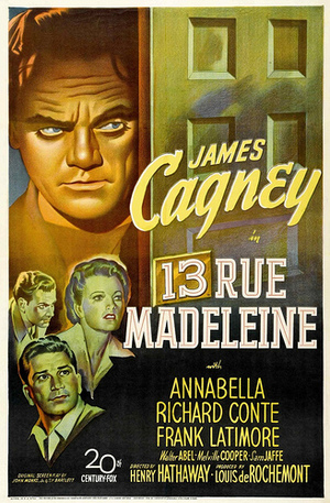 13 Rue Madeleine poster