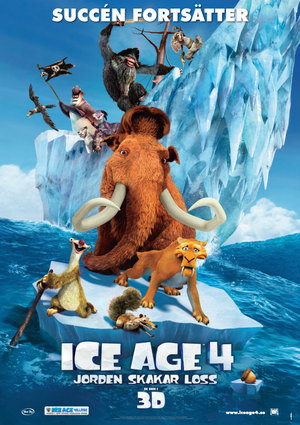 Ice Age 4: Jorden skakar loss poster