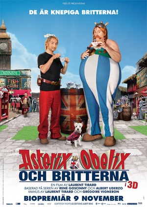 Asterix & Obelix och britterna poster