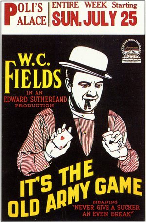 It's the Old Army Game poster