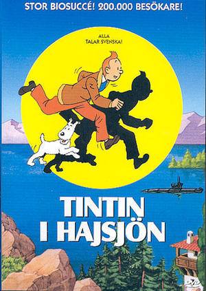 Tintin i hajsjön poster