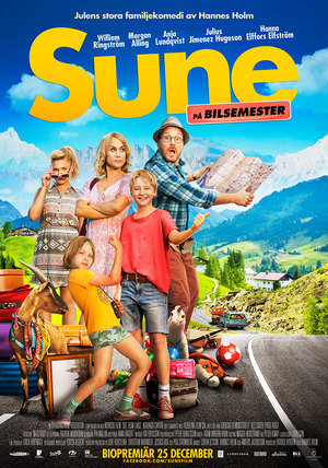 Sune på bilsemester poster