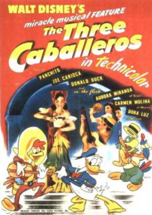 Tre Caballeros - Kalle Anka i Latinamerika poster